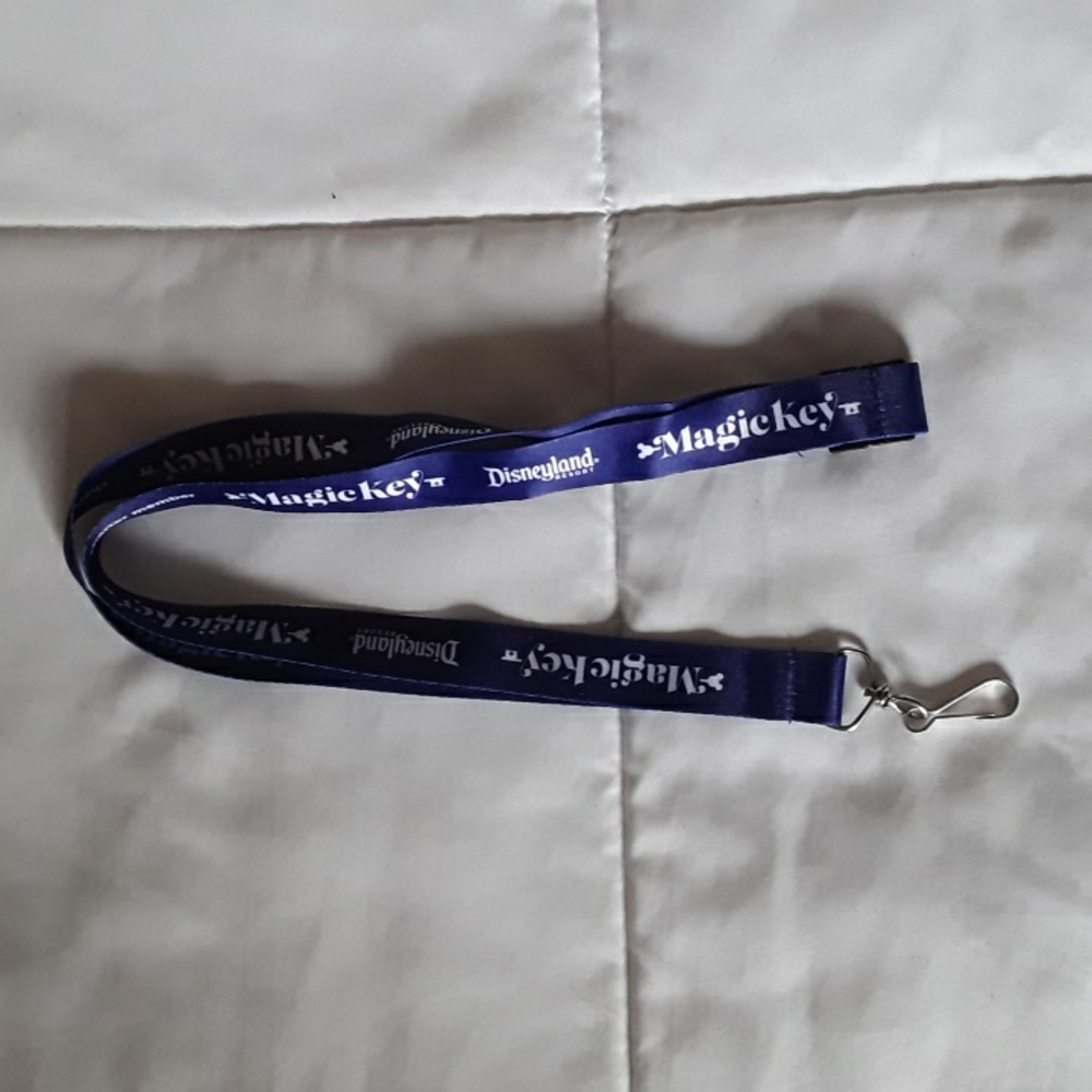 New Disneyland Magic Key Lanyard